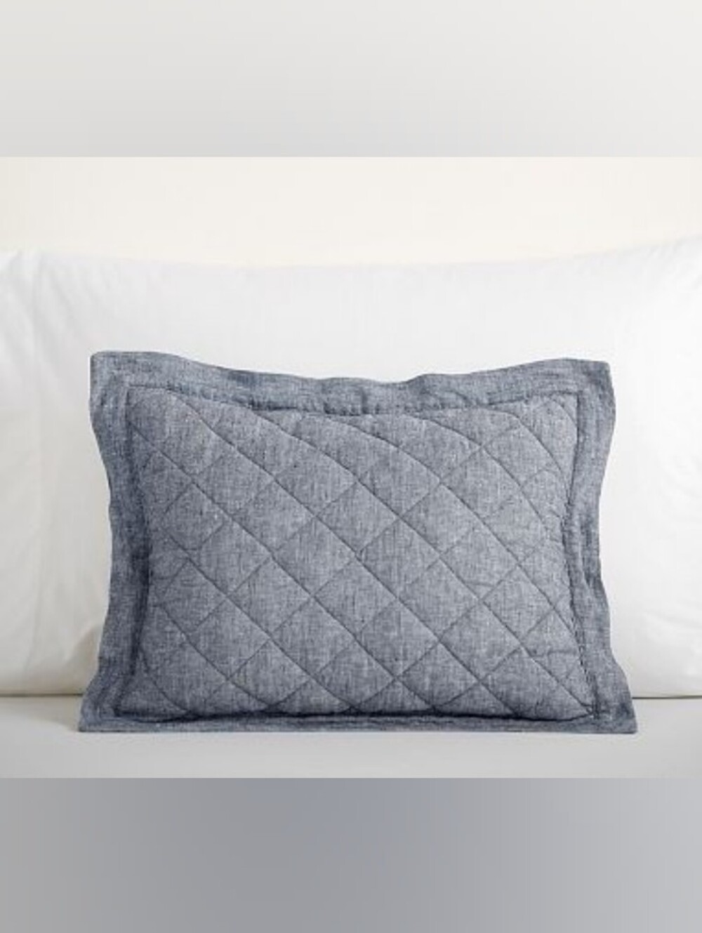 Pottery Barn Kids Linen Chambray Lumbar Pillow Cover 16" X 12"
